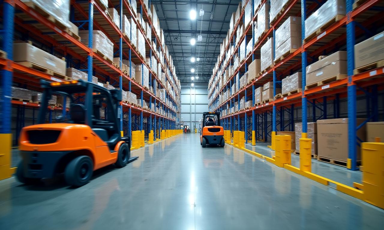 Modern logistics warehouse facility